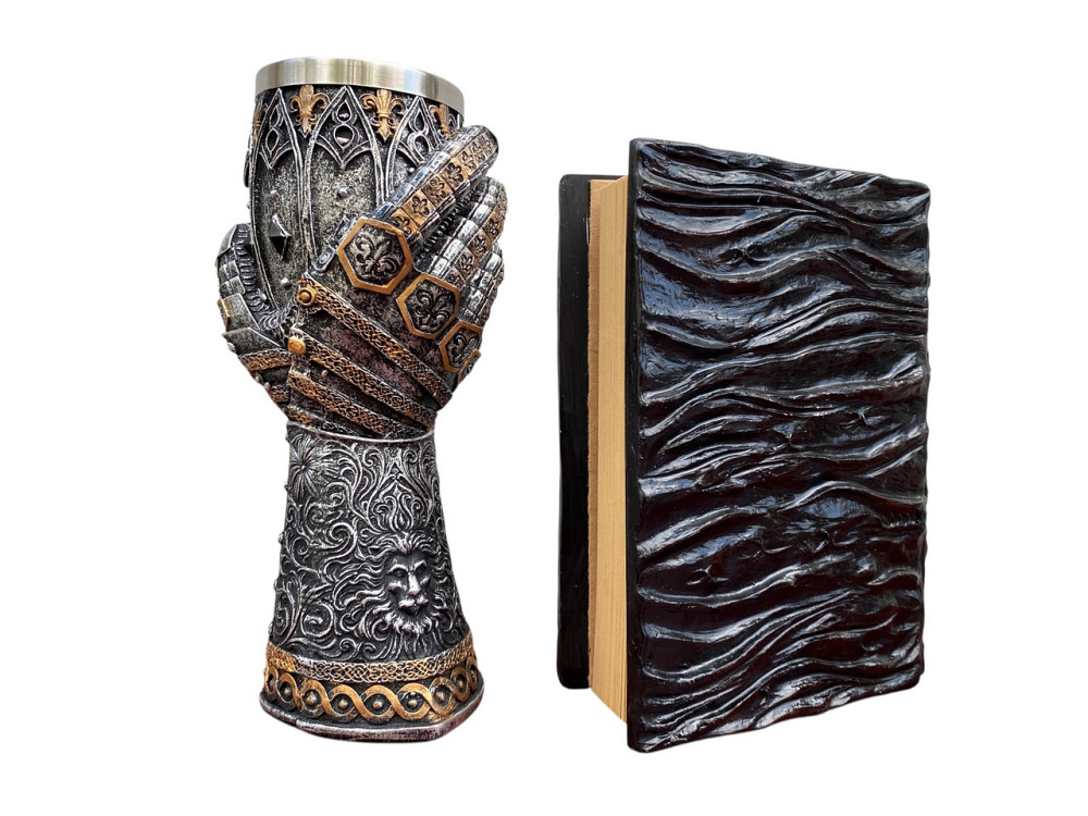 Подарочный набор Бокал 3 Рука с Левом и Блокнот 3 «Книга, что смотрит в ответ» Київ - зображення 4