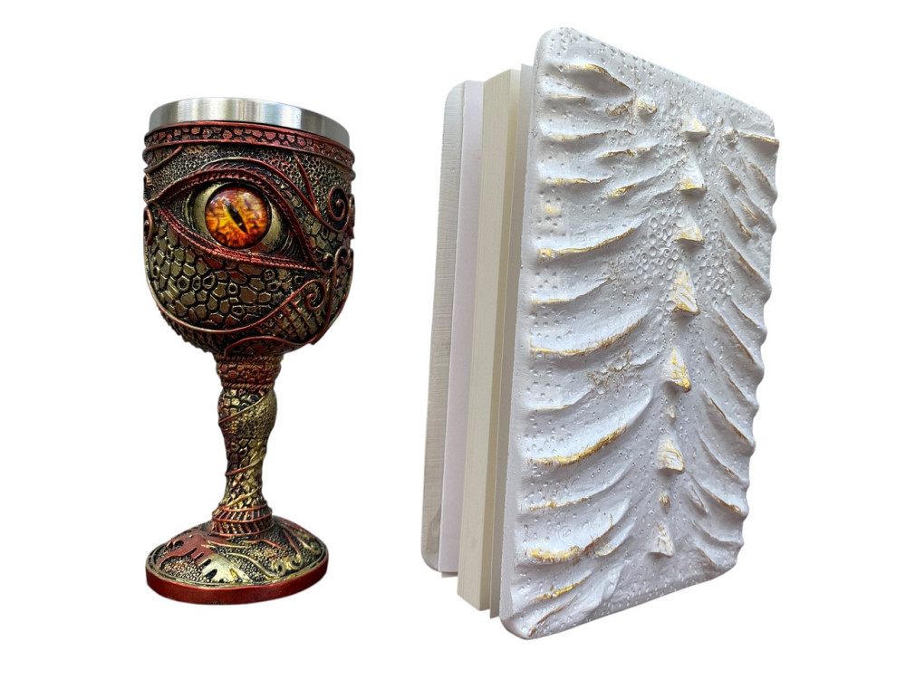 Подарочный набор Бокал 3 Глазур и Блокнот 3 «Око Ледяного Хранителя» Київ - зображення 2