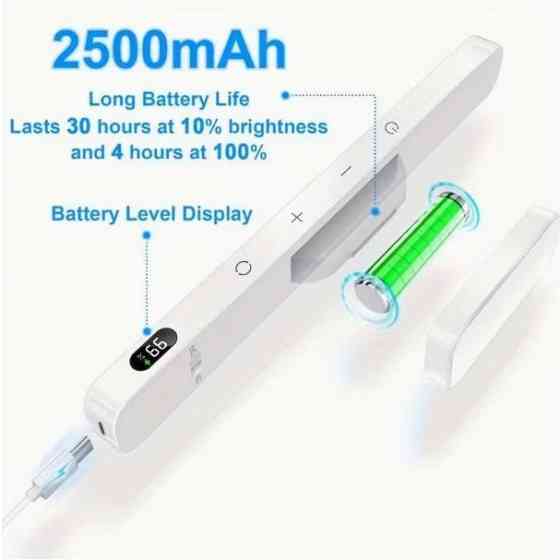 LED світильник з пультом і сенсорним керуванням, магнітне кріплення, акумуляторний Киев