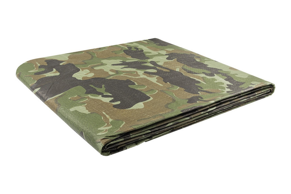 Тент универсальный MASTERTOOL TARPAULIN 2 × 3 м 90 г/м² Camouflage 79-8203 Харьков - изображение 6