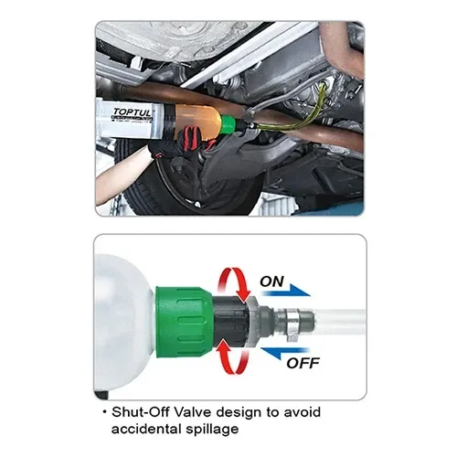 Шприц для откачки и закачки масла и технических жидкостей 1,5л TOPTUL JJDZ0115 Харьков