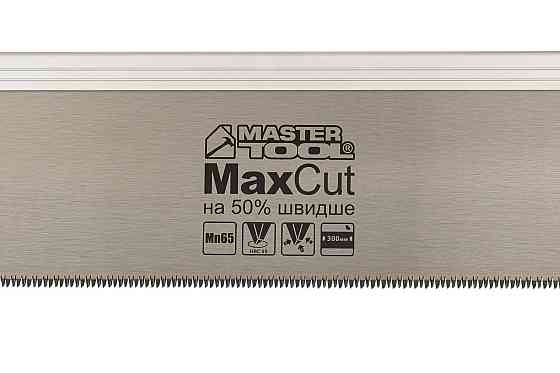 Ножовка пасовочная MASTERTOOL 12TPI MAX CUT 300 мм закаленный зуб 3-D заточка полированная 14-2703 Харьков