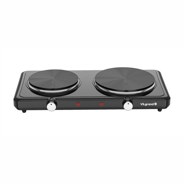 Электроплита Vilgrand VHP182F BLACK 2500 Вт черная Київ - зображення 2