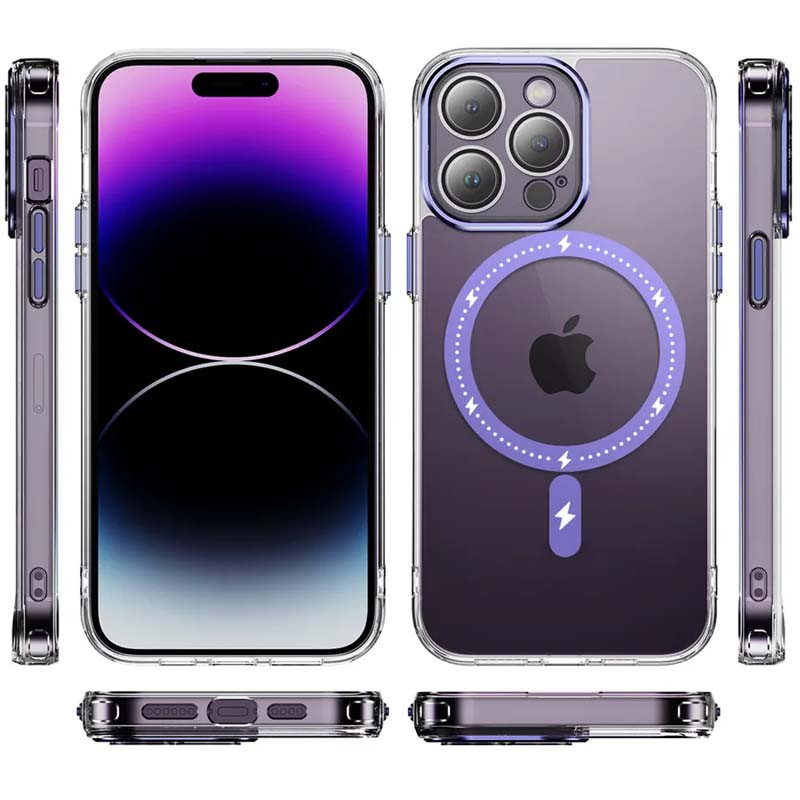 Чехол TPU+PC Colorful with Magnetic Fit для Apple iPhone 12 Pro (6.1") Херсон - изображение 11
