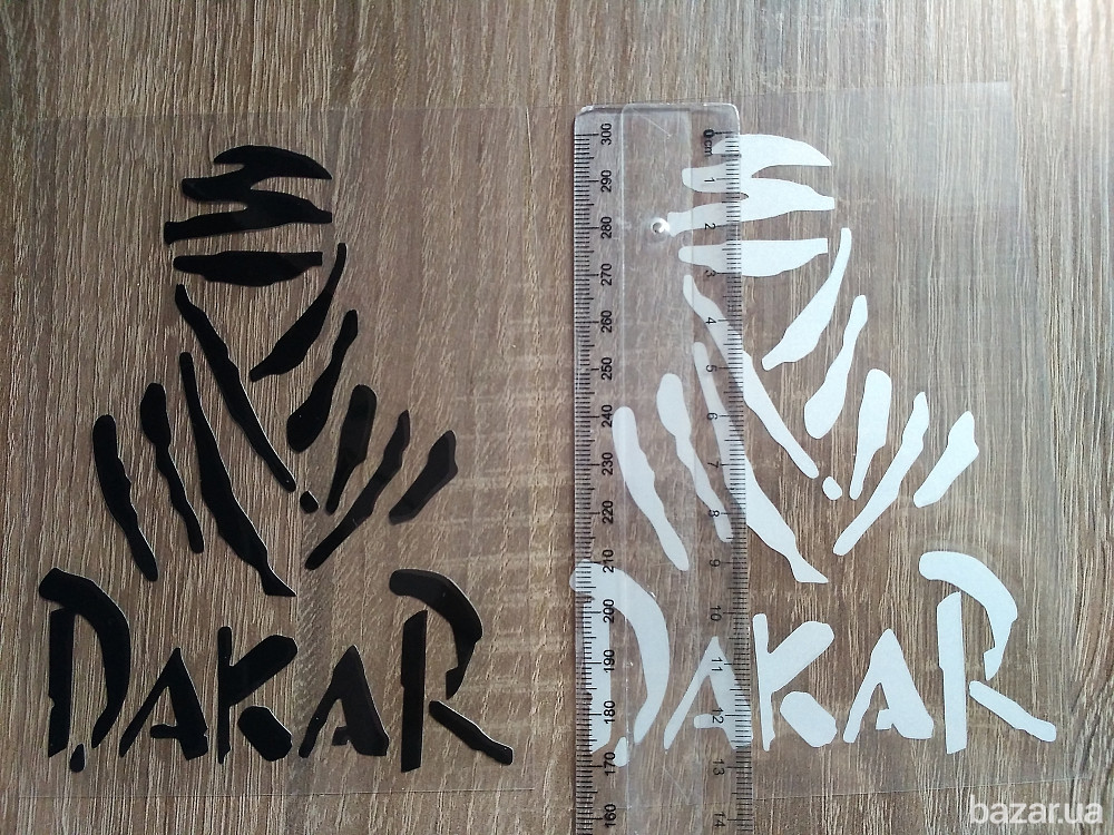 Наклейка Dakar на авто – мото Дакар Чёрная Борисполь - изображение 7