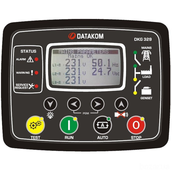 DATAKOM DKG-329 Контролер автоматичного введення резерву (АВР) з сінхроскопом Киев - изображение 1