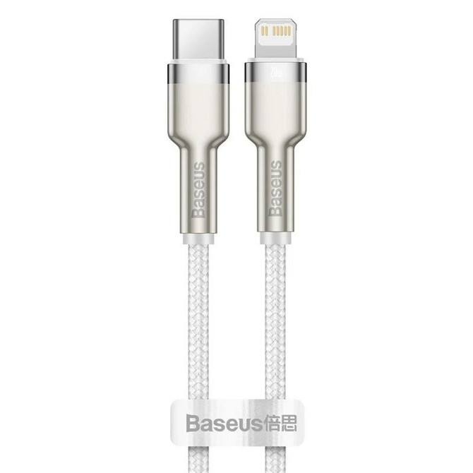 Дата кабель Baseus Cafule Series Metal Type-C to Lightning PD 20W (2m) (CATLJK-B) Херсон - изображение 1