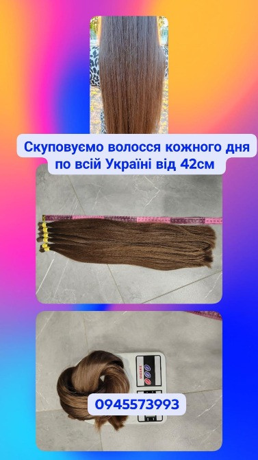 Скуповуємо волосся в Києві та по всій Україні від 42см -0935573993 Киев - изображение 1
