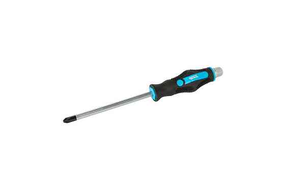 Отвёртка ударная крестовая магнитная MASTERTOOL EXTERNAL HEX PH3х150 мм ручка с TPR покрытием 49-631 Харків