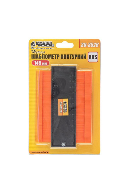 Шаблометр контурный MASTERTOOL 145х100х21 мм 30-3526 Харків - зображення 5