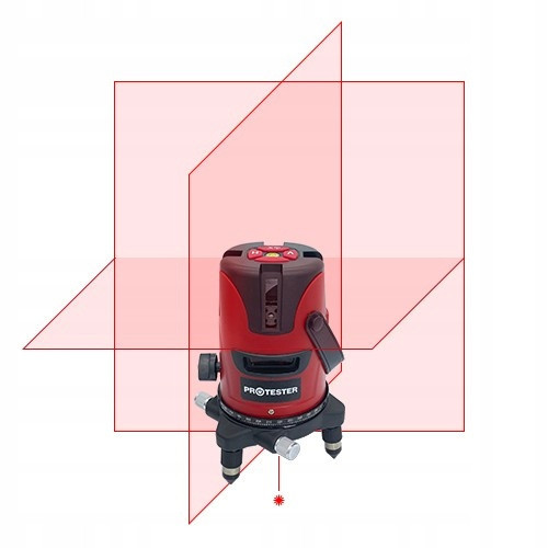 Лазерный уровень 5 линий 1H/4V (красный луч) PROTESTER LL605R Харків - зображення 6