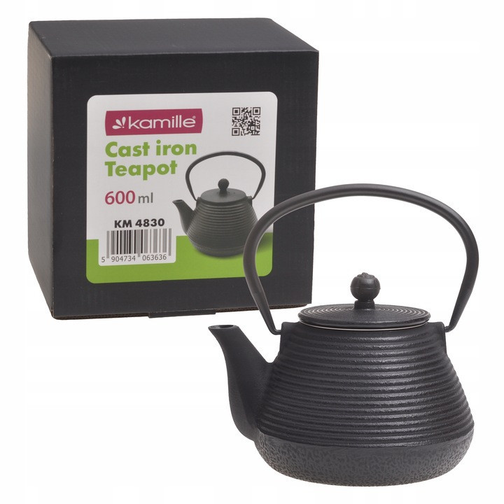 Чайник заварочный чугунный Kamille 600 мл KM4830 Одеса - зображення 5