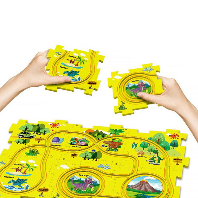 Развивающая игрушка-пазл SHT 1103A Dinosaur Park (25pcs) Херсон - зображення 2