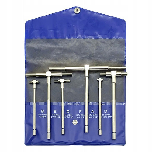 Набор нутромеров телескопических 8-150мм 6 штук в сумке TGSB8150 Харьков - изображение 2