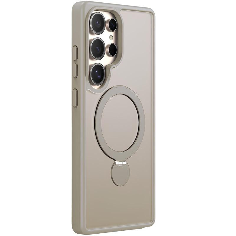 TPU+PC чехол MagSafe Colorful HQ Ring для Samsung Galaxy S25 Ultra Херсон - изображение 1