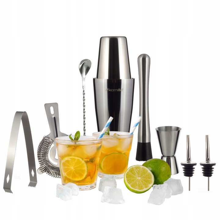 Набор для коктейлей 9 предметов Kamille KM 7761 Одеса - зображення 1