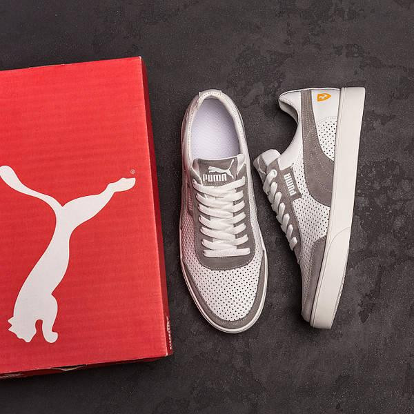 Чоловічі літні шкіряні кеди Pm FERRARI перфорація Київ - зображення 6