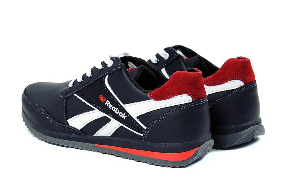 Мужские кожаные кроссовки Anser NS black Київ - зображення 4