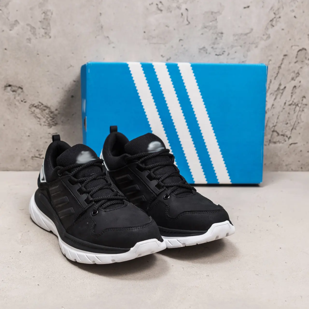 Мужские кожаные кроссовки Classic Leather Black Киев - изображение 7