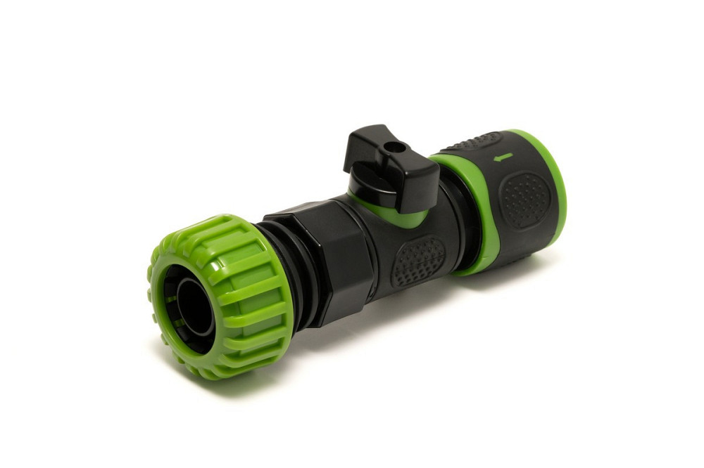 Коннектор быстросъемный MASTERTOOL с вентилем для шланга ¾" 92-9374 Харьков - изображение 5