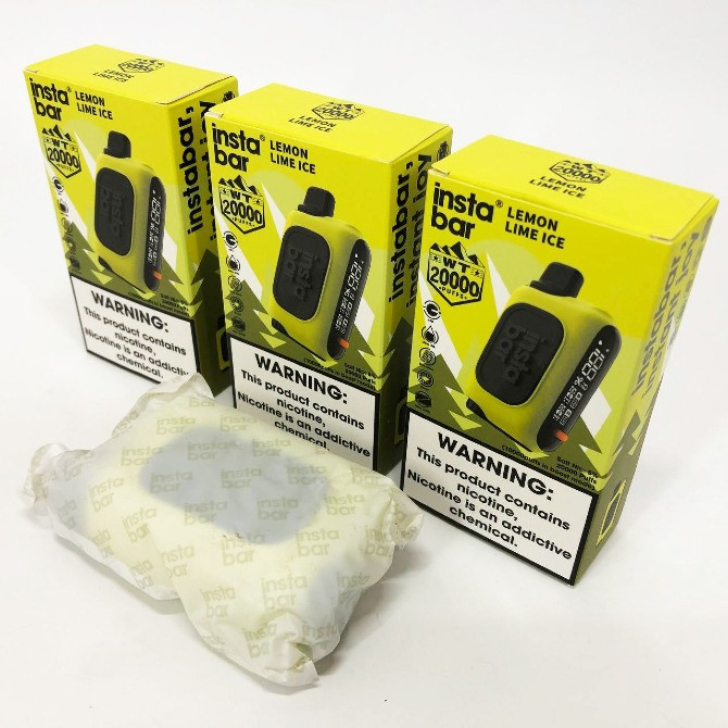 ✦ Лимон Лайм з льодом ✦ Сигарета InstaBar WT 20000 тяг Київ - зображення 4