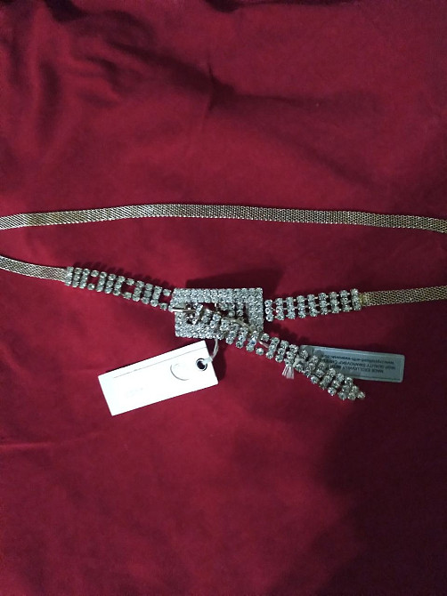 Новый ремень с пряжкой в камнях Swarovski | Новий ремінь з пряжкою Swarovski Одеса - зображення 3