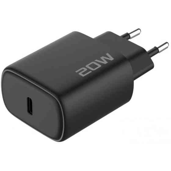 Мережевий зарядний пристрій Proove Silicone Power 2 20W (Type-C) + cable Type-C to Lightning 1m Blac Харьков