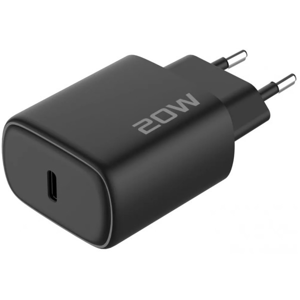 Мережевий зарядний пристрій Proove Silicone Power 2 20W (Type-C) + cable Type-C to Lightning 1m Blac Харків - зображення 3