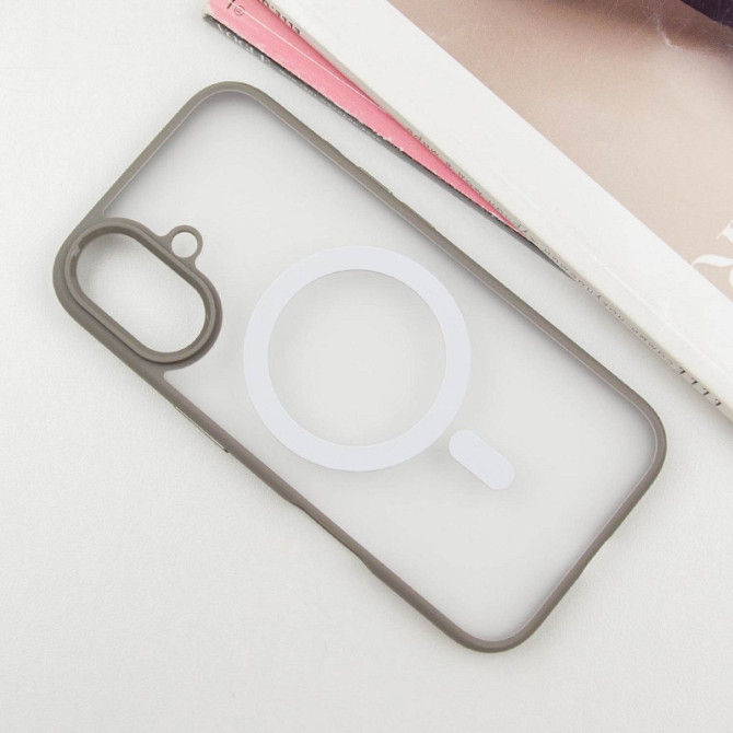 TPU+PC чехол Blueo Skin Friendly Frosted with MagSafe для Apple iPhone 16 (6.1") Херсон - изображение 2