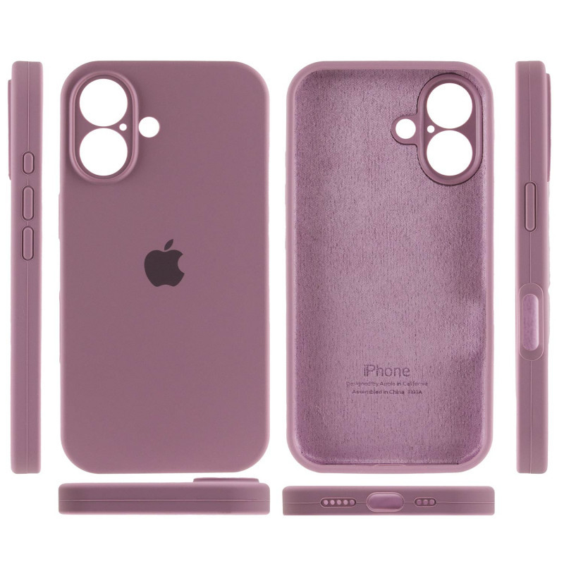 Чехол Silicone Case Full Camera Protective (AA) для Apple iPhone 16 (6.1") Херсон - зображення 4