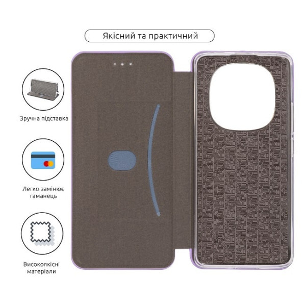 Чохол-книжка ArmorStandart G-Case для Xiaomi Redmi Note 14 Pro 4G Lilac (ARM83382) (Код товару:40482 Харків - зображення 3