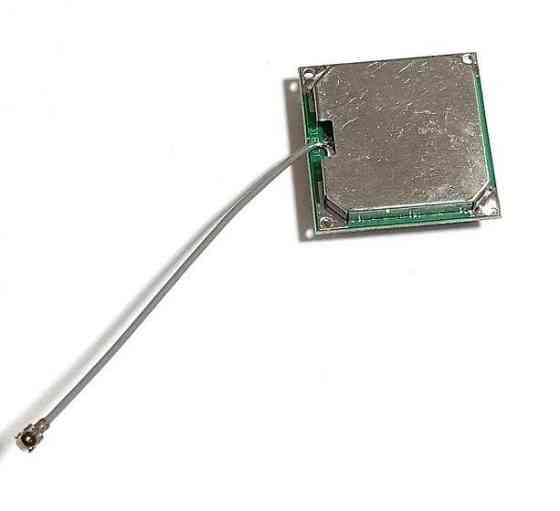 GPS антенна активная керамическая 1575MHz 32dB 25х25 мм, с кабелем 7 см IPEX (82988) Дніпро