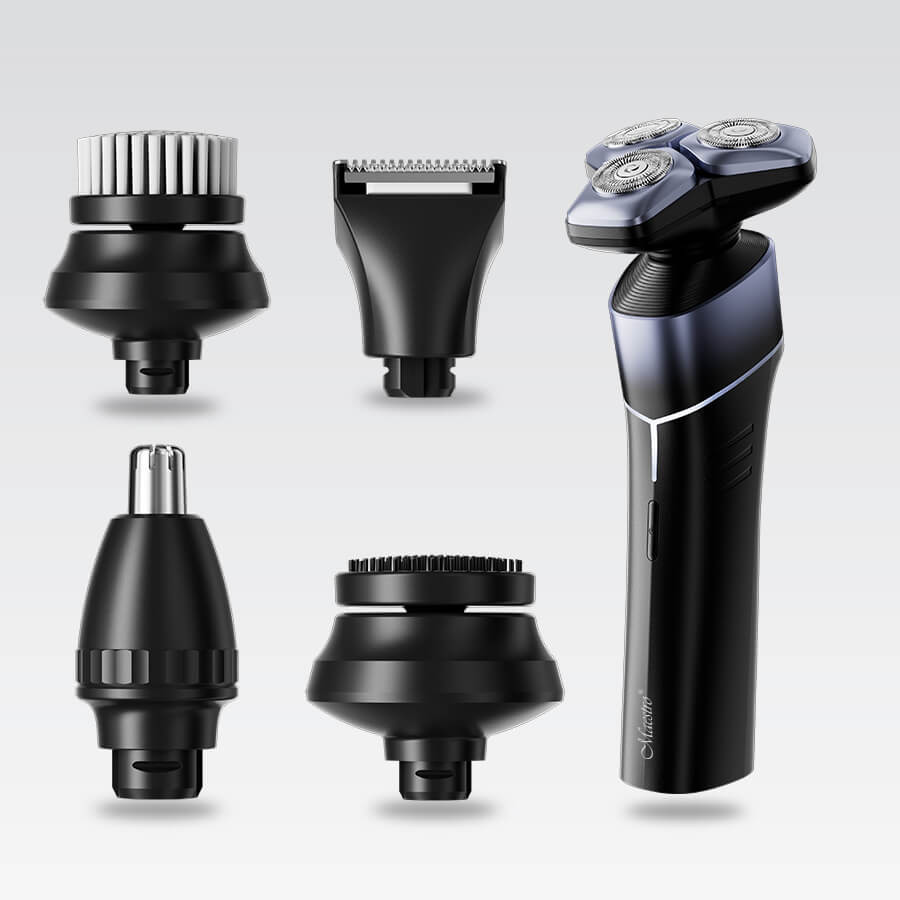 Электробритва в наборе 4 в 1 Maestro MR-675 черный Київ - зображення 2