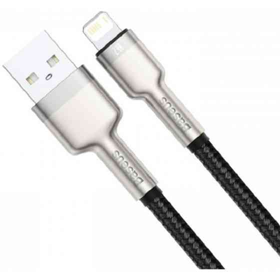 Кабель Baseus Cafule Metal Data Type-C to Lightning PD 20W 0.25m Black (CATLJK-01) Харків