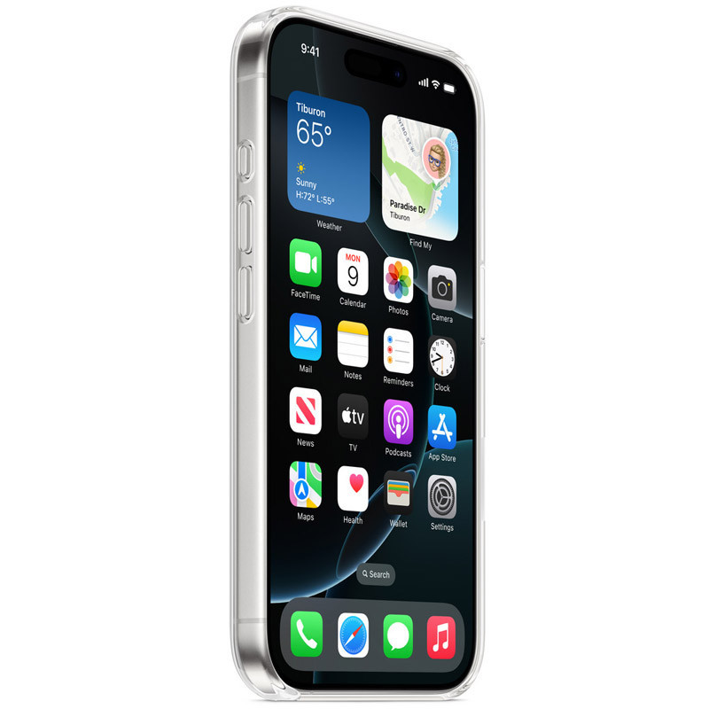 Чехол Clear Case (AAA) with MagSafe and Animation для Apple iPhone 16 Pro (6.3") Херсон - зображення 2