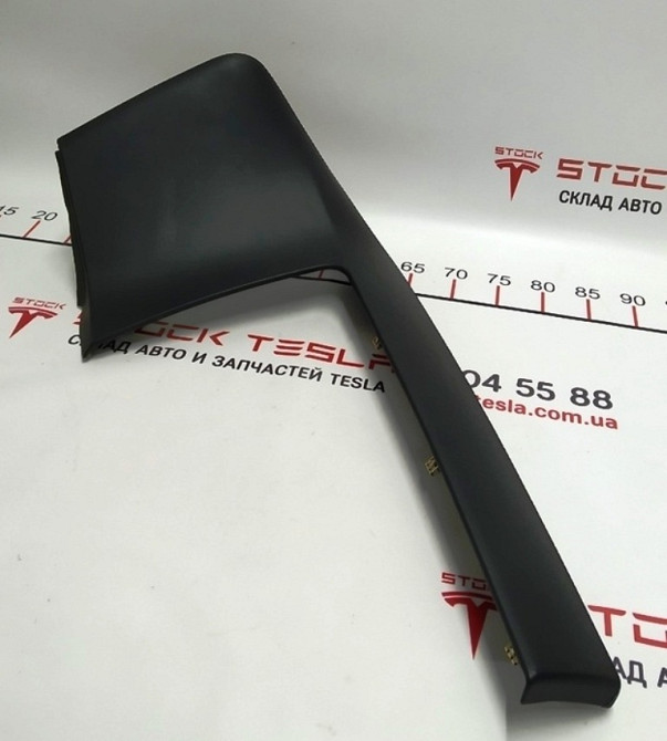 2Накладка центральной панели нижняя правая NAPPA GRAIN MAMMOTH PUR (Черная) Tesla model X S REST 100 Київ - зображення 1