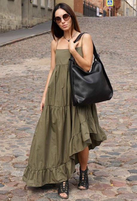 Містка шкіряна сумка жіноча Італія Віра пелле рюкзак трансформер TS308 Киев - изображение 1