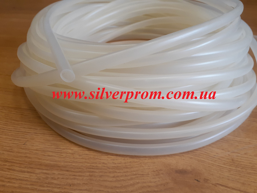 Трубка силіконова 6х1,5 мм прозора Рівне - зображення 1