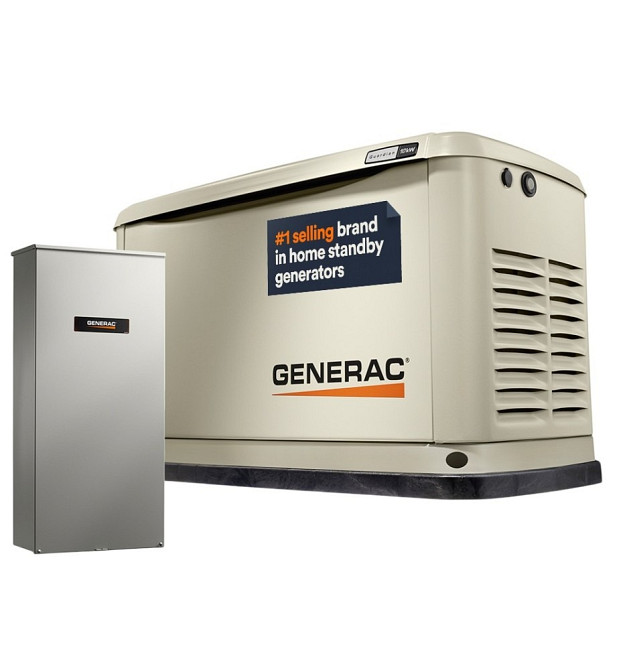Generac Standby Generator, 10kW | With 16-Circuit Transfer Switch | WiFi Enabled (INDOELECTRONIC) Винница - изображение 1