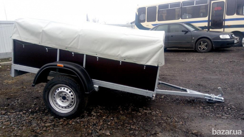 Причіп легковий ПГМФ-830220FZ 2.20 х 1.30 0.40 х м (фанерний рама цинк) Баришівка - зображення 4