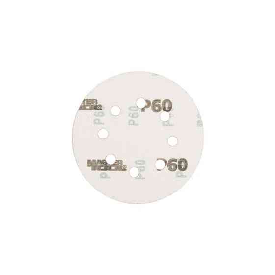 Круг шлифовальный на липучке MASTERTOOL 125 мм/8 отв P60 набор 5 шт 08-2506-H Харьков