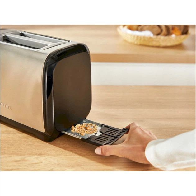 Тостер Tefal Subito TT5S1DE0 1300 Вт серебристый Київ - зображення 7