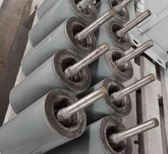 Ролик транспортерный дефлекторный центрирующий граната Киев