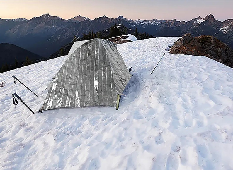 Спасательное одеяло 130×210 мм аварийное покрывало из фольги Київ - зображення 7