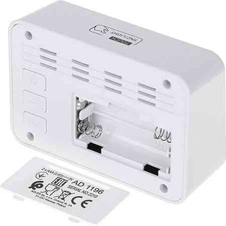 Термогигрометр Adler AD 1196 white 15х17х23 см белый Київ