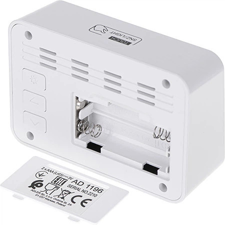 Термогигрометр Adler AD 1196 white 15х17х23 см белый Київ - зображення 5