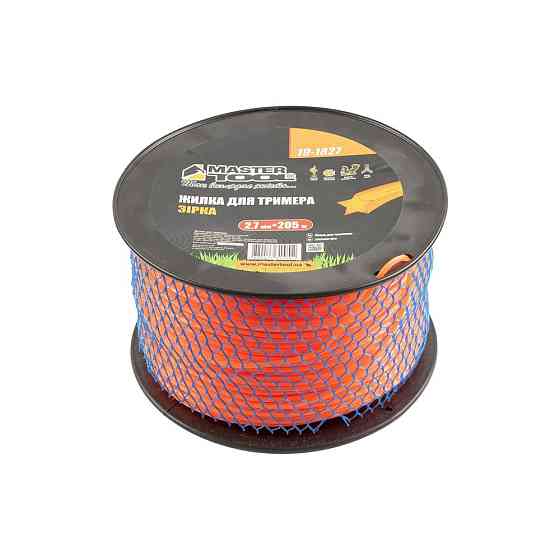 Леска для триммера MASTERTOOL ЗВЕЗДА 2,70 мм 205 м катушка 19-1827 Харків