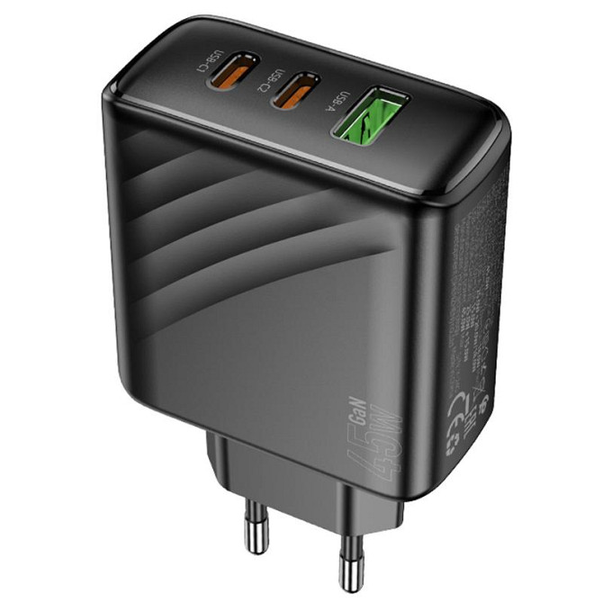 СЗУ Hoco CS26A Article PD45W (1USB-A/2C) Херсон - зображення 7