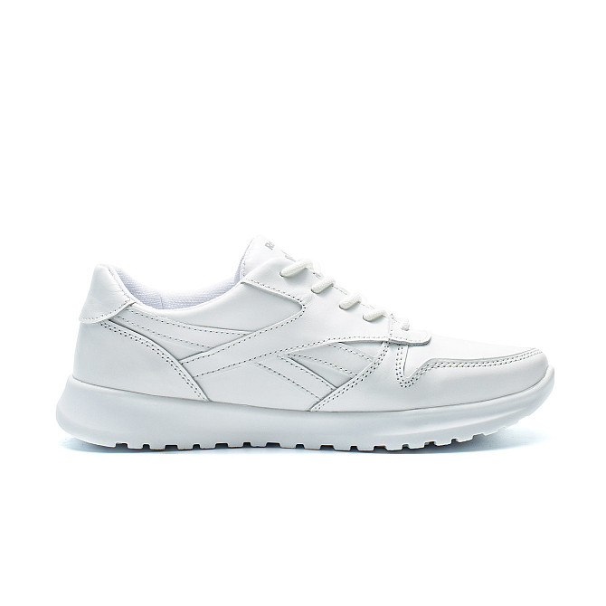 Подростковые кожаные кроссовки Reebok Classic White Pearl Київ - зображення 12