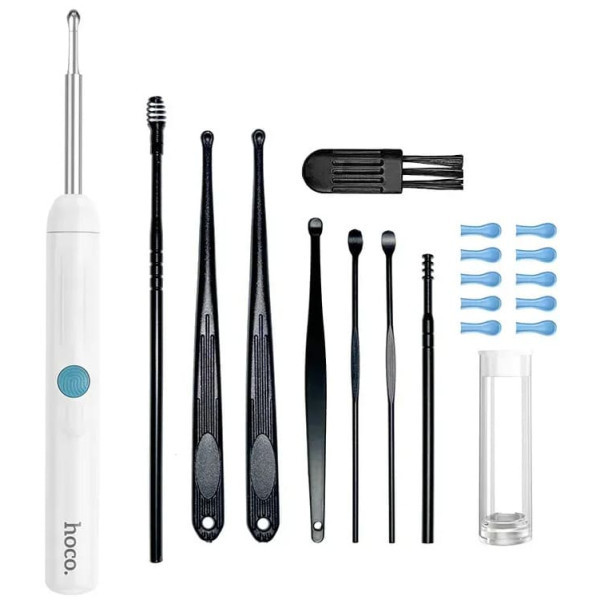 Інструмент для чищення вух з камерою Hoco HP65 White Харків - зображення 7
